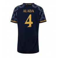 Camisa de time de futebol Real Madrid David Alaba #4 Replicas 2º Equipamento Feminina 2023-24 Manga Curta